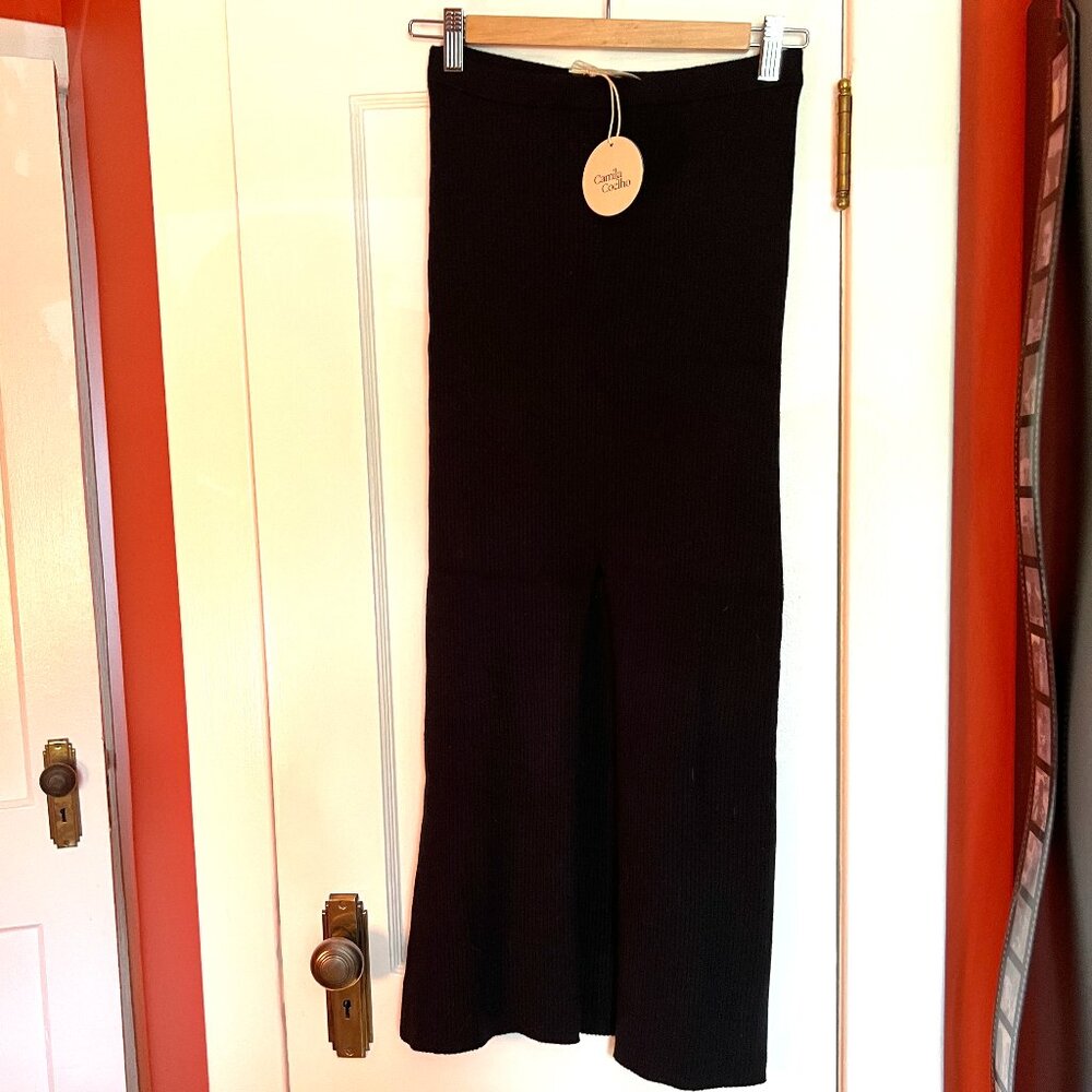 NWT Camila Coelho ribbed jersey skirt